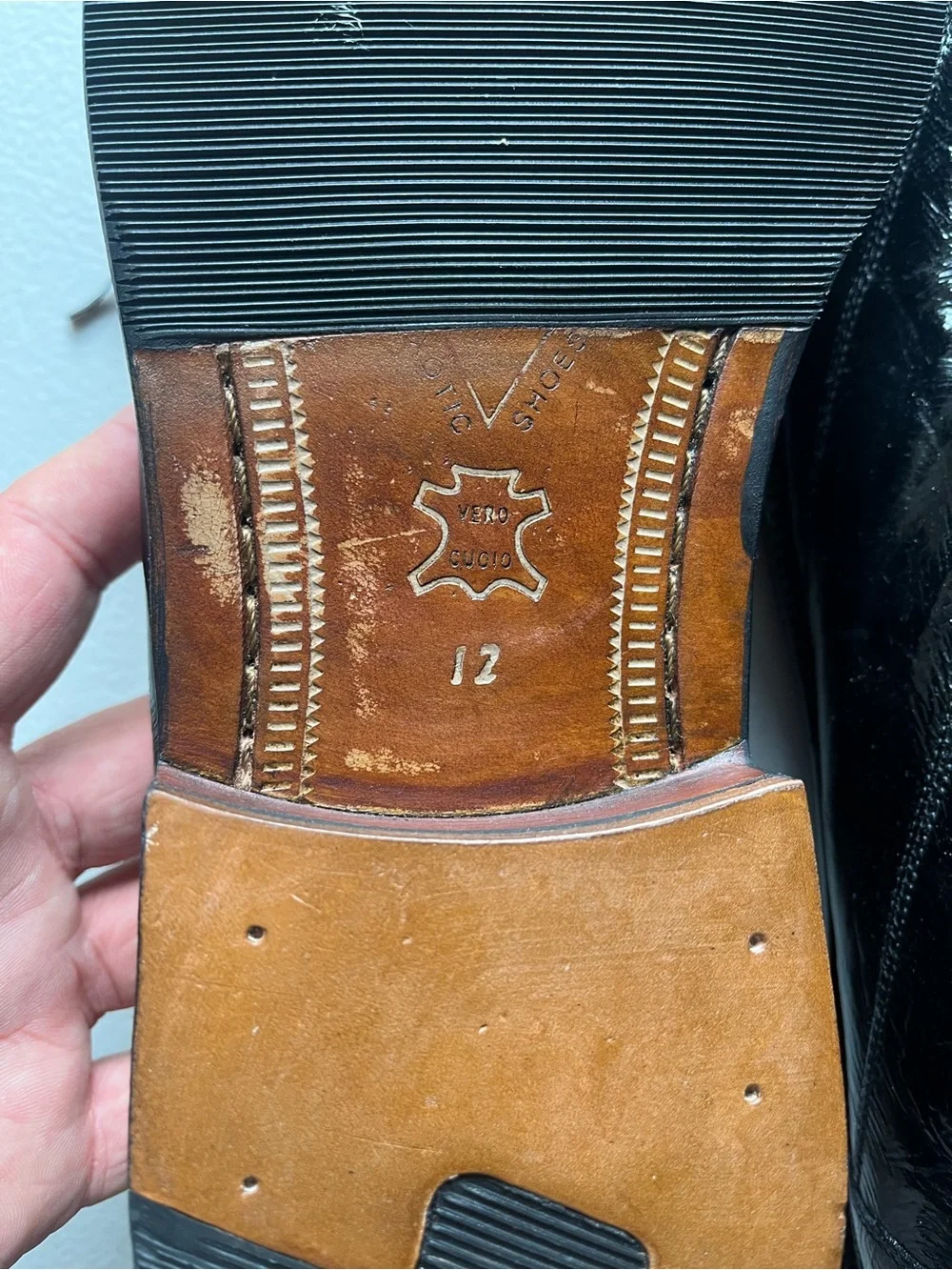 Romano croc embossed